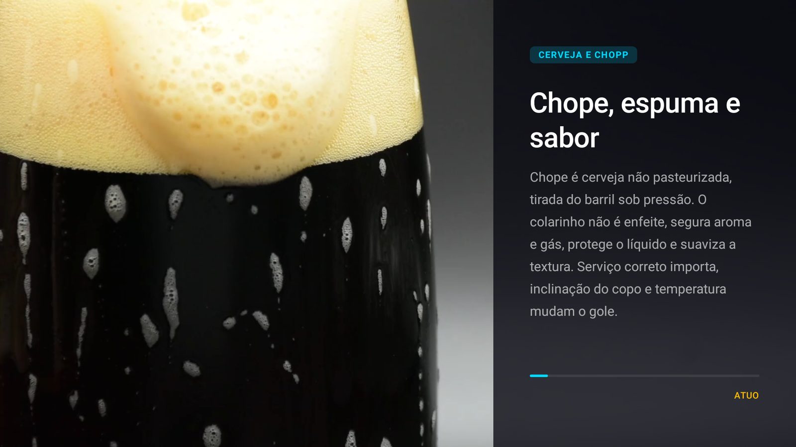 Peça editorial sobre chope na TV da Fabrik7